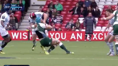 VIDÉO. Champions Cup. Racing 92. Chris Masoe distribue les caramels contre Leicester