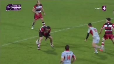 VIDEO. Challenge Cup. Édimbourg enchaîne les boulettes pour l'essai gag de la saison du LOU