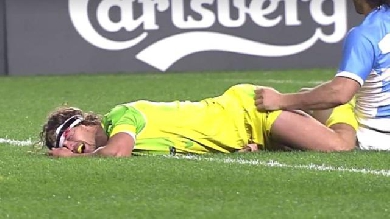 VIDEO. Hong Kong 7s : le festival de Nick Cummins avant le gros raté devant l'en-but