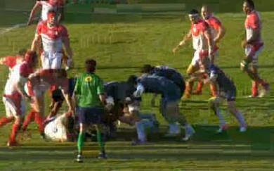 Le très bel essai de Lacroix pour la victoire de Bayonne dans le derby
