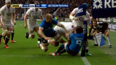 VIDEO. 6 nations. L'essai ric-rac de Billy Vunipola face à l'Italie était-il valable ?