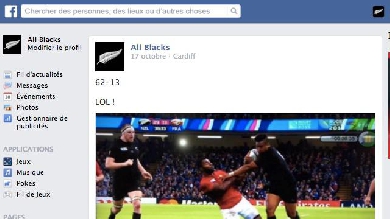 La Coupe du monde du XV de France sur Facebook, épisode final.