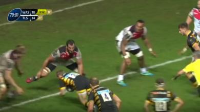 VIDÉO. Le Stade Toulousain s'effondre à la 79ème minute contre les Wasps (17-14)