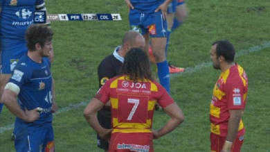Pro D2 - USAP : David Marty suspendu cinq semaines après ses coups de tête
