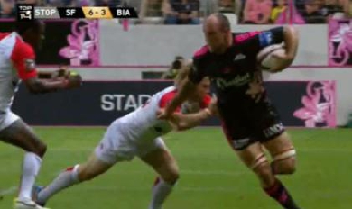 VIDEO. Antoine Burban se prend pour un ailier et dépose Pietersen et Ngwenya
