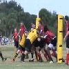 INSOLITE. Un groupé pénétrant surpuissant déracine les poteaux | Rugby INSOLITE. Un groupé pénétrant surpuissant déracine les poteaux