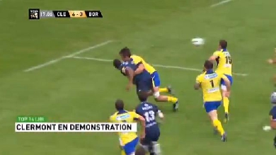 VIDEO. La chistera du pilier de l'UBB Jefferson Poirot pour l'essai de Lonca face à l'ASM