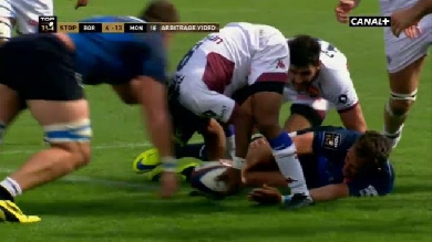 VIDEO. Top 14. Paul Willemse plie Heinie Adams en deux sur un déblayage