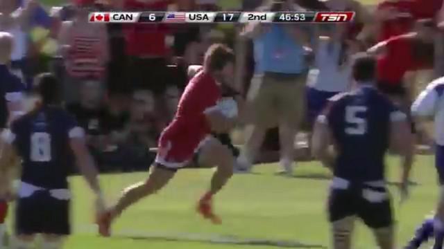 Taylor Paris fait parler ses cannes et ses crochets face aux USA.