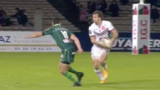 VIDÉO. L'UBB atomise la Section Paloise avec un beau hat trick pour Yann Lesgourgues (46-10)