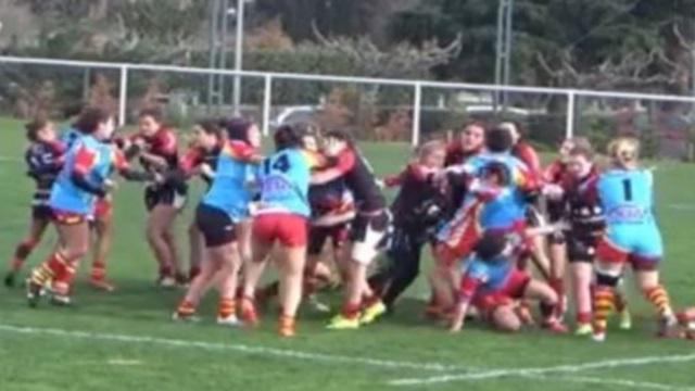 La mise au point des cadettes du Stade Toulousain après la bagarre générale face à l'USAP