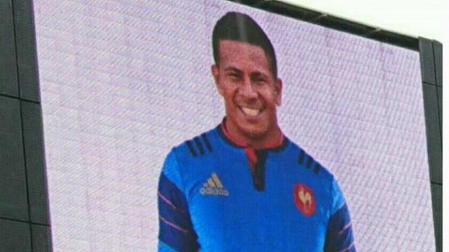 INSOLITE. PHOTO : Le clin d'oeil de Mourad Boudjellal à David Smith sur l'écran du stade Mayol