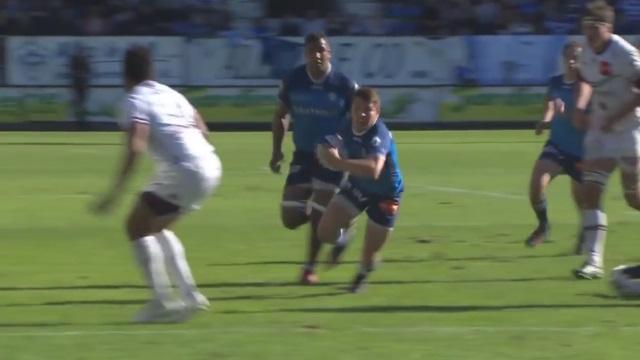 Antoine Dupont avec le Castres Olympique.