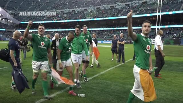 RÉSUMÉ VIDÉO. L'Irlande passe cinq essais aux All Blacks pour une victoire historique