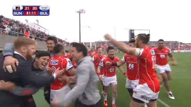 VIDEO. Super Rugby : les Sunwolves battent une équipe sud-africaine pour la première fois de leur histoire !