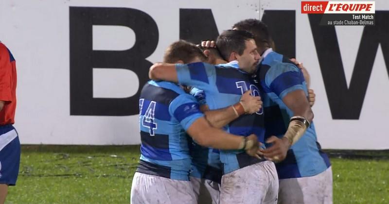 La joie de la jeune garde des Barbarians Français.