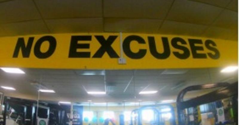 Tu peux avoir des résultats ou des excuses, mais pas les deux.