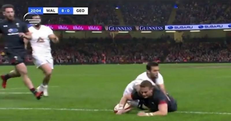 Un match serré qui a vu la Géorgie espérer mais les Gallois l'emporter.