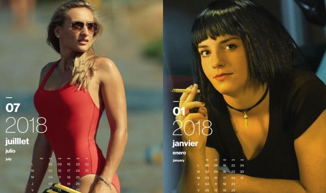 PHOTOS : les Lionnes du Stade Bordelais mettent en scène douze films cultes pour leur calendrier