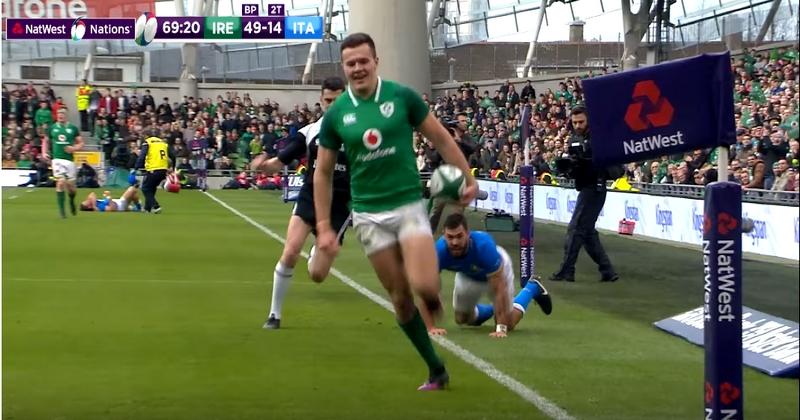 RESUME VIDEO. 6 Nations 2018. L'Irlande ne laisse aucune chance à l'Italie et déroule