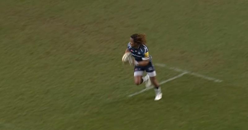 Sale - Premiership : Marland Yarde remonte le terrain.