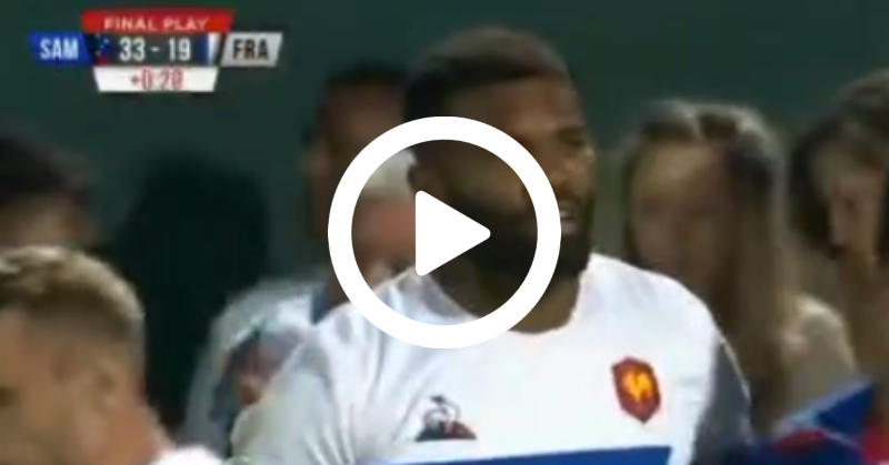 Malgré un ultime essai de Tavite Veredamu, les Français ont sombré en finale du Challenge Trophy.