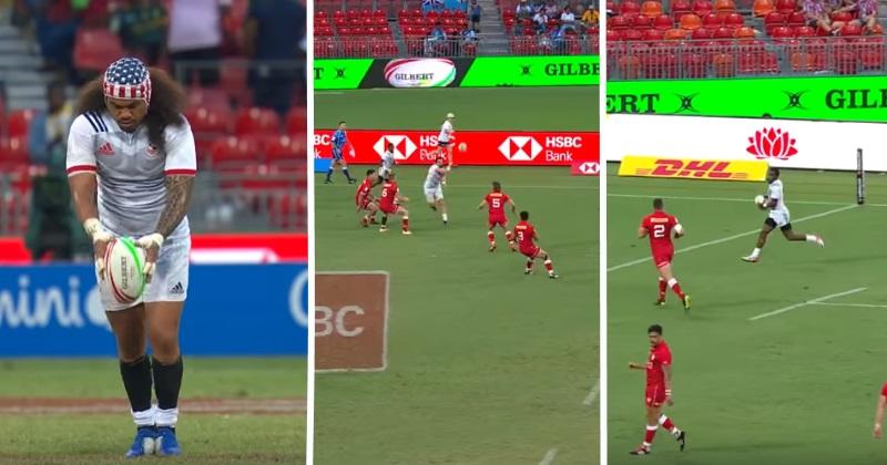 Sydney 7s : les USA donnent une leçon de rugby à 7 avec un essai d'école [Vidéo]