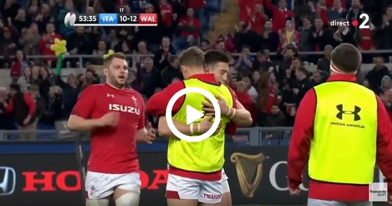 Les Gallois se classent en première position avant le crunch.