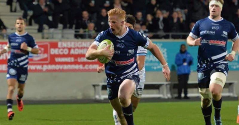 Branden Holder fait le bonheur du RC Vannes actuellement. Crédit photo : Michel Renac.