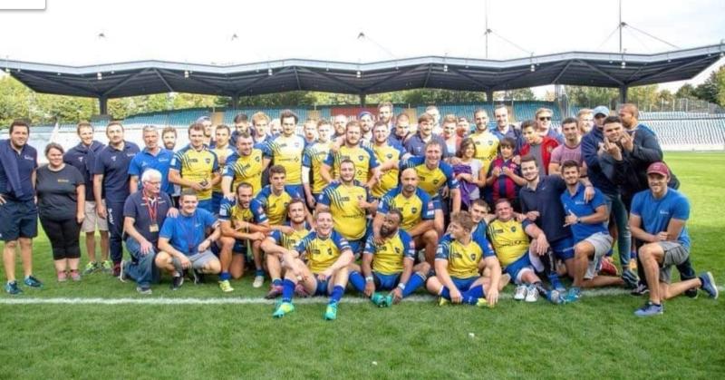 L'Olympique Marcquois ne devrait pas voir la Fédérale 1 la saison prochaine. Crédit photo : Éric Morelle