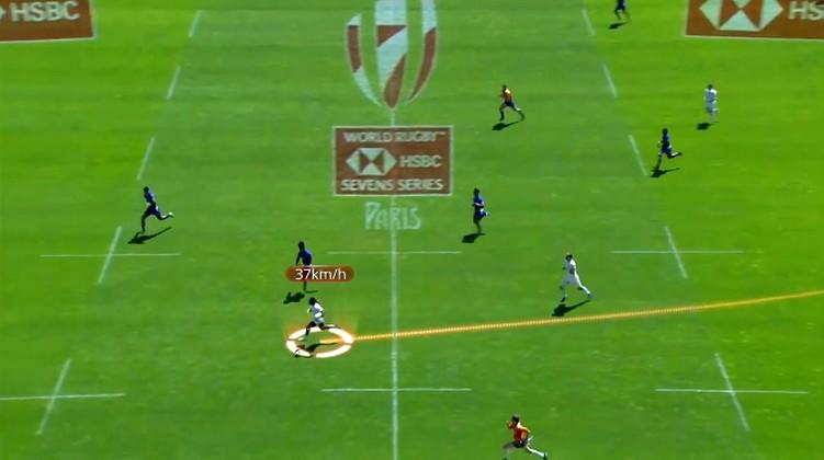 Carlin Isles va beaucoup trop vite pour les défenses.