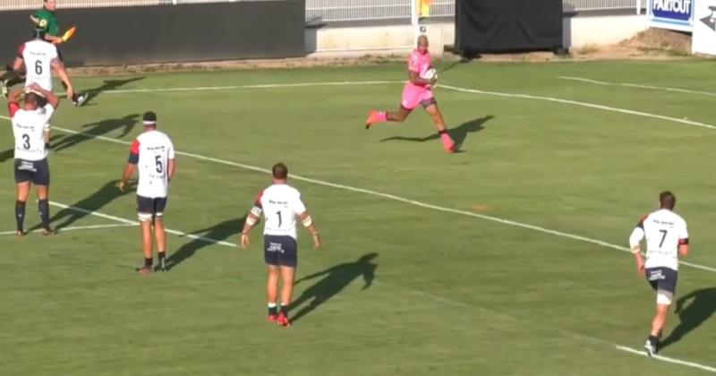 Stade Français Paris : Lionel Mapoe déjà décisif avec un joli doublé face à Aurillac ! [VIDEO]