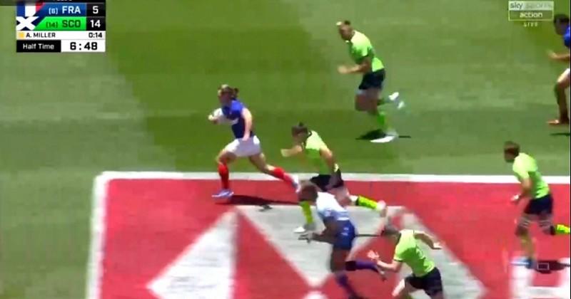 Parez danse une rumba endiablée dans la défense écossaise pour un essai de 80m [VIDÉO]