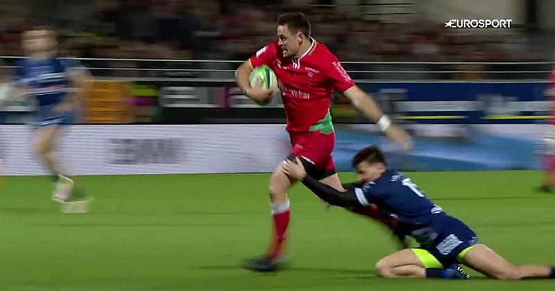 Pro D2  - L'impressionnant KO de Willie Du Plessis au moment de marquer [VIDEO]