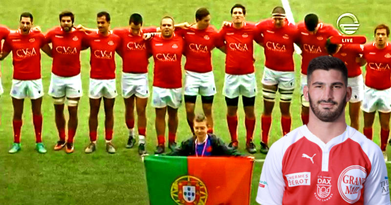 Luigi Dias, troisième ligne de l’US Dax, est confiant pour l'avenir de la sélection portugaise.