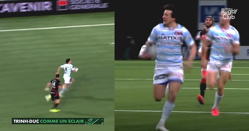 VIDEO. Top 14. François Trinh-Duc (Racing 92) claque une interception de 60m pour la victoire !