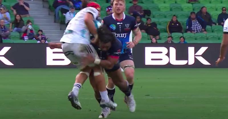 VIDEO. BOUMFA ! L'ÉNOOOORME cartouche d'un pilier de 140kg en Super Rugby