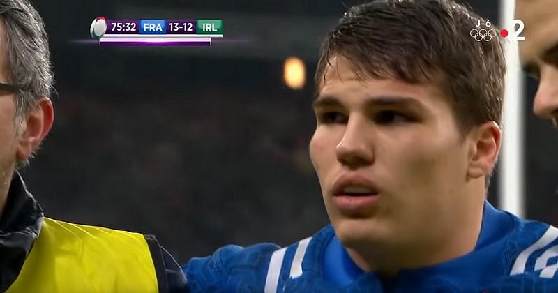 Antoine Dupont avait quitté la pelouse en 2018 face à l'Irlande après une suspicion de commotion cérébrale.