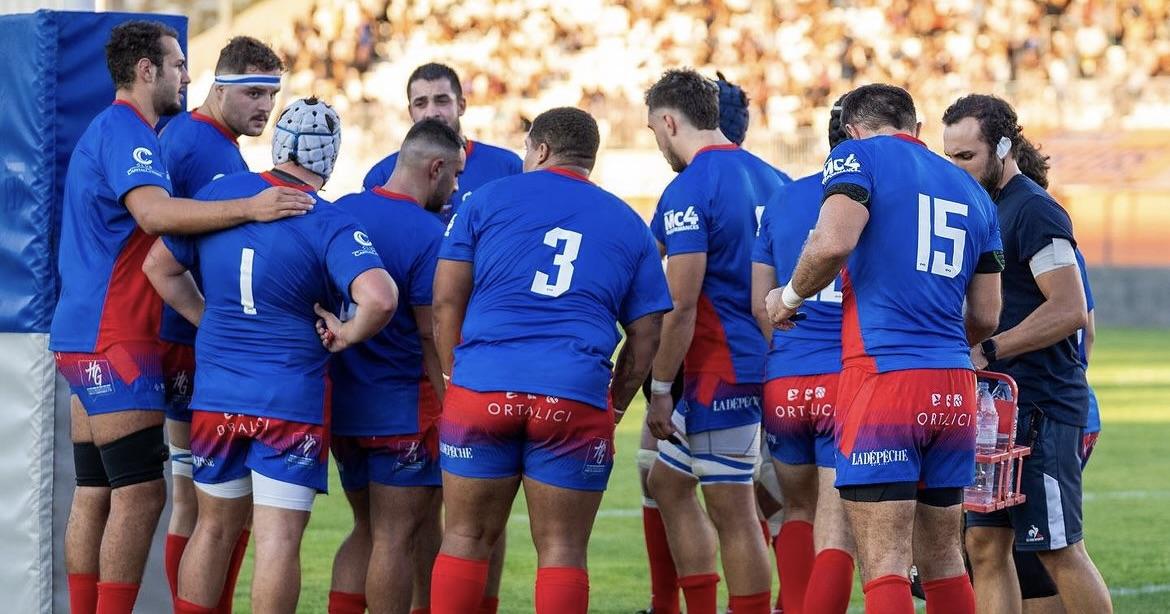 Le Blagnac Rugby est en danger, et devra trancher rapidement pour la suite de la saison. Crédit photo (newtom_photovideo IG)