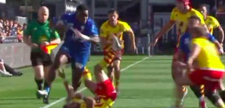 VIDÉO. Filipo Nakosi active le mode Tuisova et marche sur l’USAP sans pitié