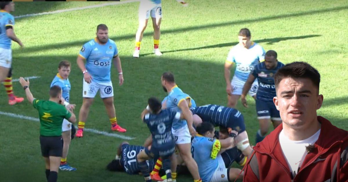 TOP 14. Nolann Le Garrec s'est (enfin) exprimé sur sa simulation polémique à Perpignan