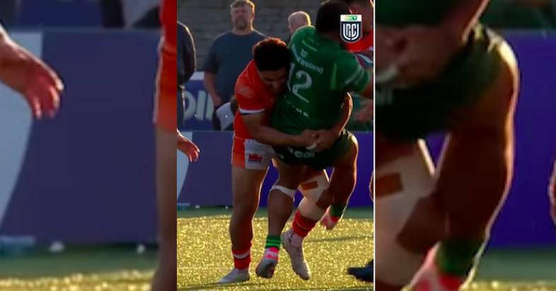 VIDÉO. BOUM ! L’arroseur arrosé : quand Bundee Aki se fait allumer les flottantes par Tuipolotu