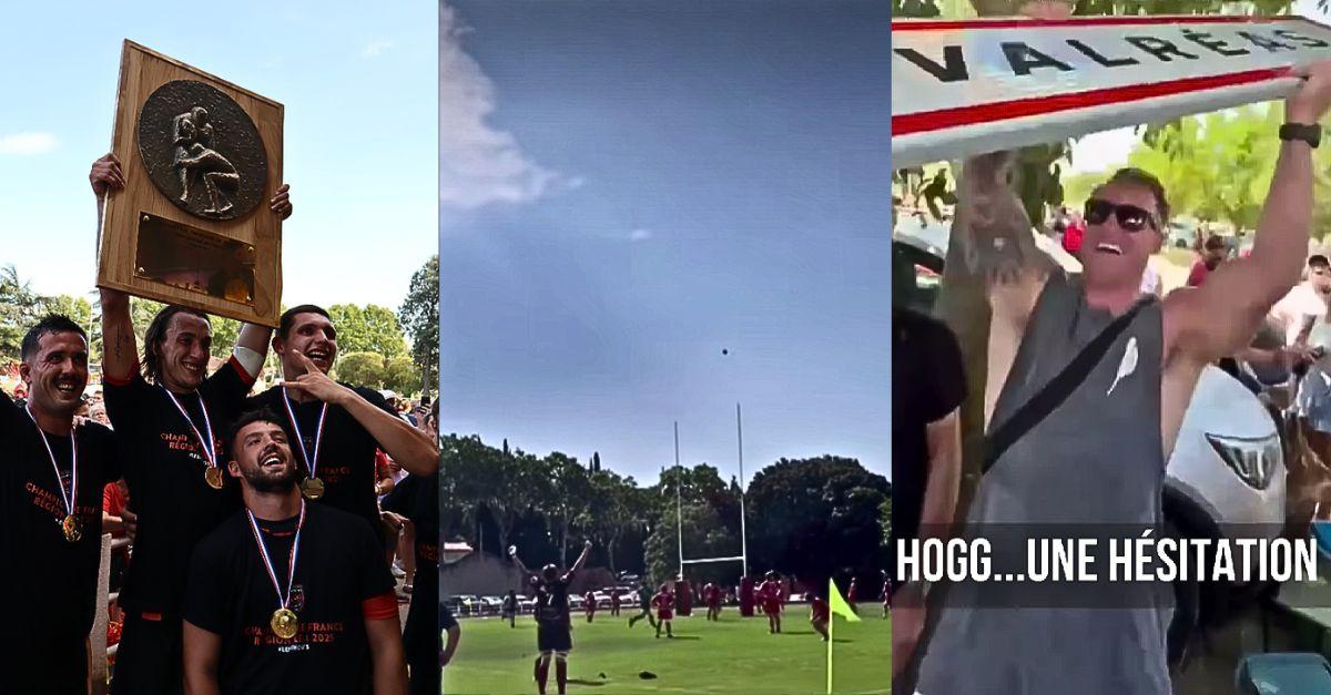 AMATEUR. Champion de France à la dernière seconde, Stuart Hogg en supporter : l'incroyable parcours de l'US Valréas ! 