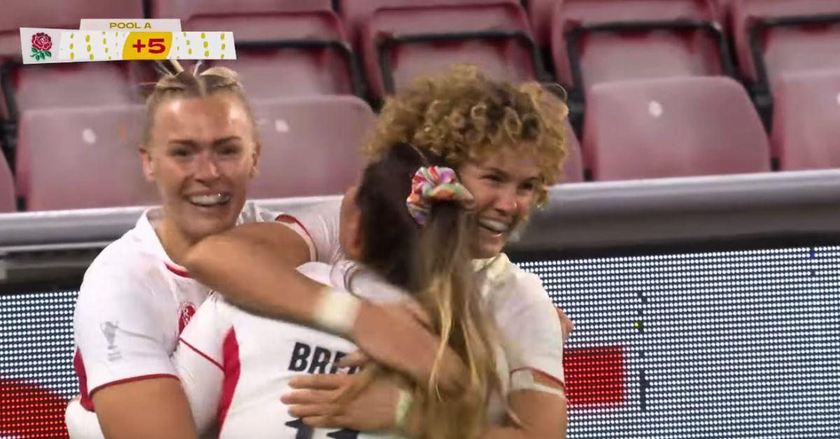 VIDEO. 42 723 fans, 69 points, 1 démonstration : l’Angleterre lance (fort) sa Coupe du monde
