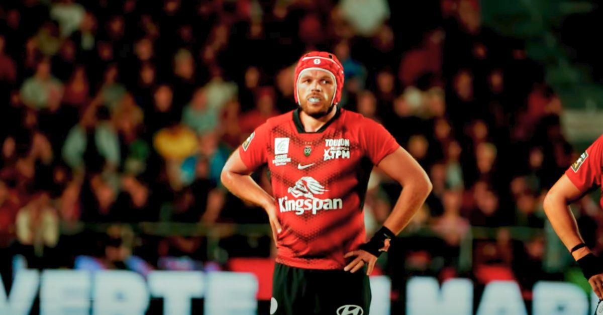 Zach Mercer, le nouveau leader du RCT, prêt à relever le défi de la culture du combat à Toulon. Crédit image : Screenshot Youtube RCT