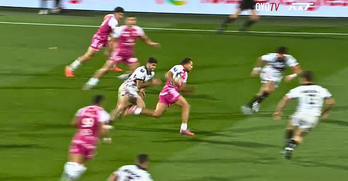 VIDEO. L’essai, la relance, les appuis : Enzo Benmegal a dynamité Oyonnax