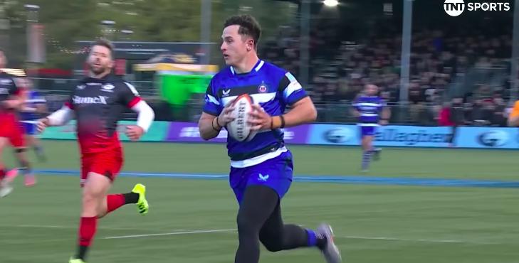 VIDEO. ''Façon Bryan Habana'' : en legging et à 38km/h, la fusée Henry Arundell terrasse les Saracens