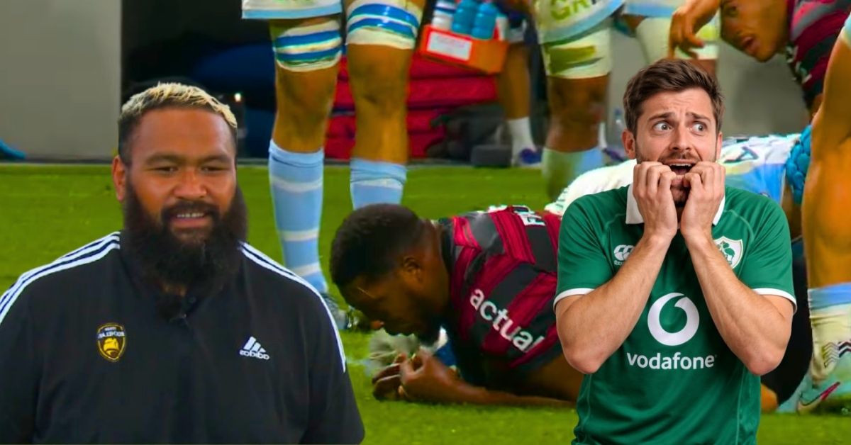 La sélection de George-Henri Colombe fait couler quelques sueurs froides chez les Irlandais avant le début du Tournoi des 6 Nations. ©Canal+