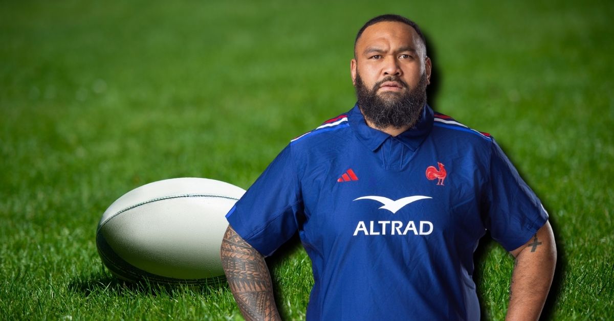 Fin de carrière soudaine pour Uini Atonio : hospitalisé en urgence, le pilier du XV de France ne rejouera plus jamais. Une page se tourne à La Rochelle. Crédit image : FFR