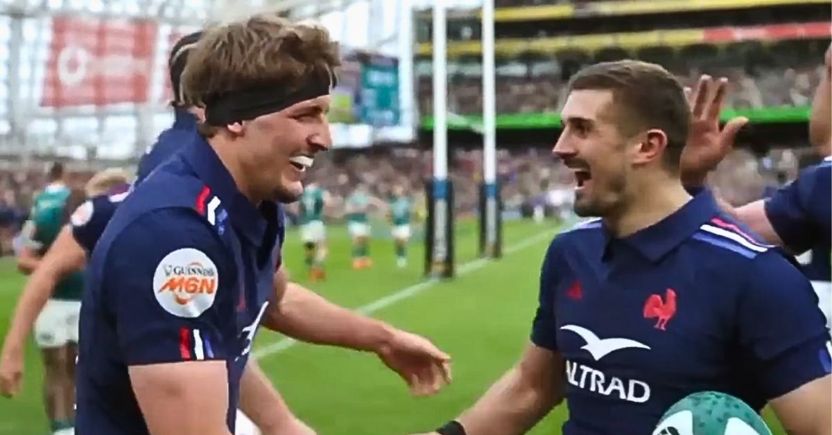 Battus sèchement à Marseille, vainqueurs à Dublin : les deux derniers France–Irlande racontent la mue d’un XV de France plus mature. Crédit image : Screenshot Youtube